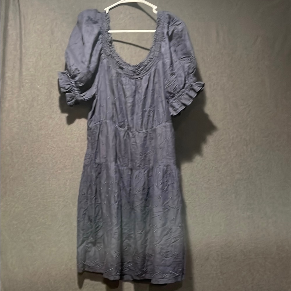 Elegant Blue Women's Dress